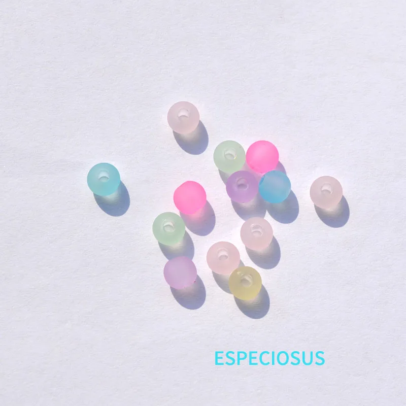 Аксессуары для ювелирных изделий сделай сам прозрачные матовые акриловые бусины