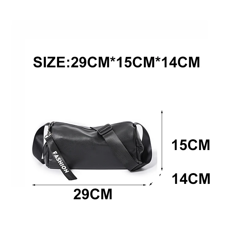 

Round Shape Men's Bags Leather Shoulder Bags Large Capacity Crossbody Bags Luxury Brand Bag Leisure Fanny Pack Travel Handbags