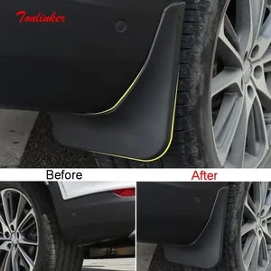 Наклейки Tonlinker для внешнего Автомобильные Брызговики Geely Tugella FY11 2019-20, Стайлинг автомобиля, 4 шт., наклейки из АБС-пластика