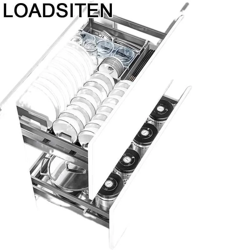 

Drawer for Rangement and Storage Cestas Para Organizar Stainless Steel Organizer Cuisine Cozinha Kitchen Cabinet Basket