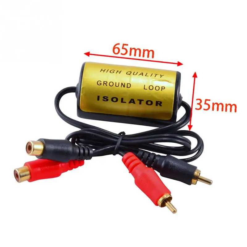 1 шт. RCA аудио фильтр шума подавитель заземления петли изолятор для автомобиля и