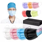 Маска Защитная одноразовая из нетканого материала, 3 слоя, 1050100200 шт.