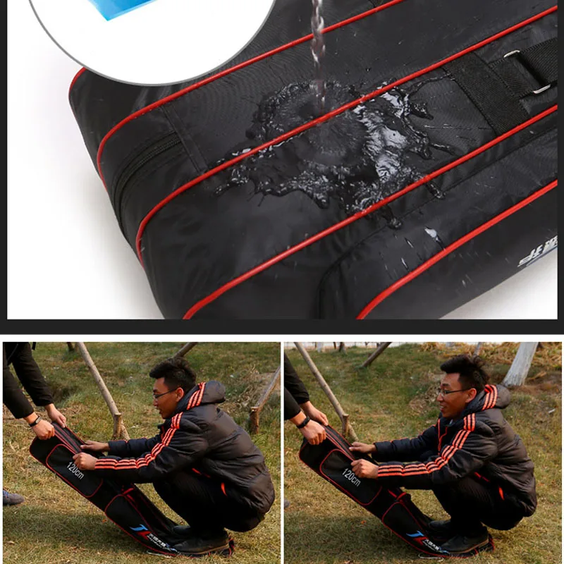 Оксфордская Рыболовная Сумка 120 см 2/3 слоя складная удочка сумка для живота