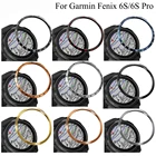 Чехол для смарт-часов Garmin Fenix 6S Pro, металлическая Сапфировая оправа, кольцо, Стайлинг, чехол из нержавеющей стали, защита от царапин