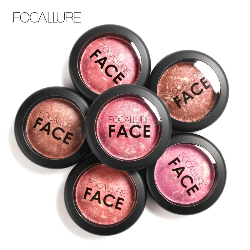 FOCALLURE Румяна для макияжа высокое качество профессиональные щек 6 цветов