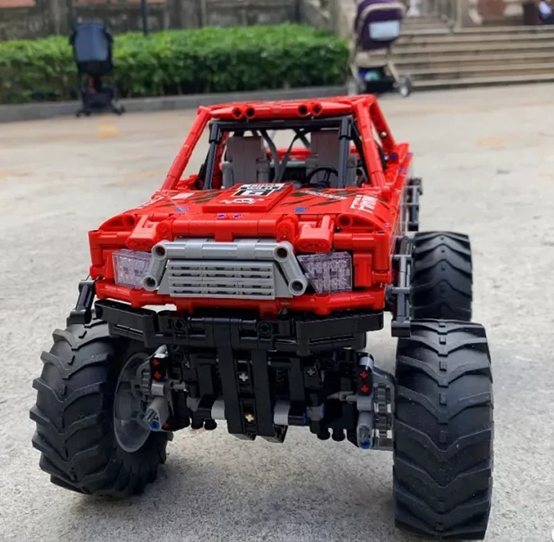 

High-tech City Car 4WD Off Road Vehicle Model non-RC Building Block Technical SUV Racing Car Truck Bricks 1760Pcs Toy Boys Gifts
