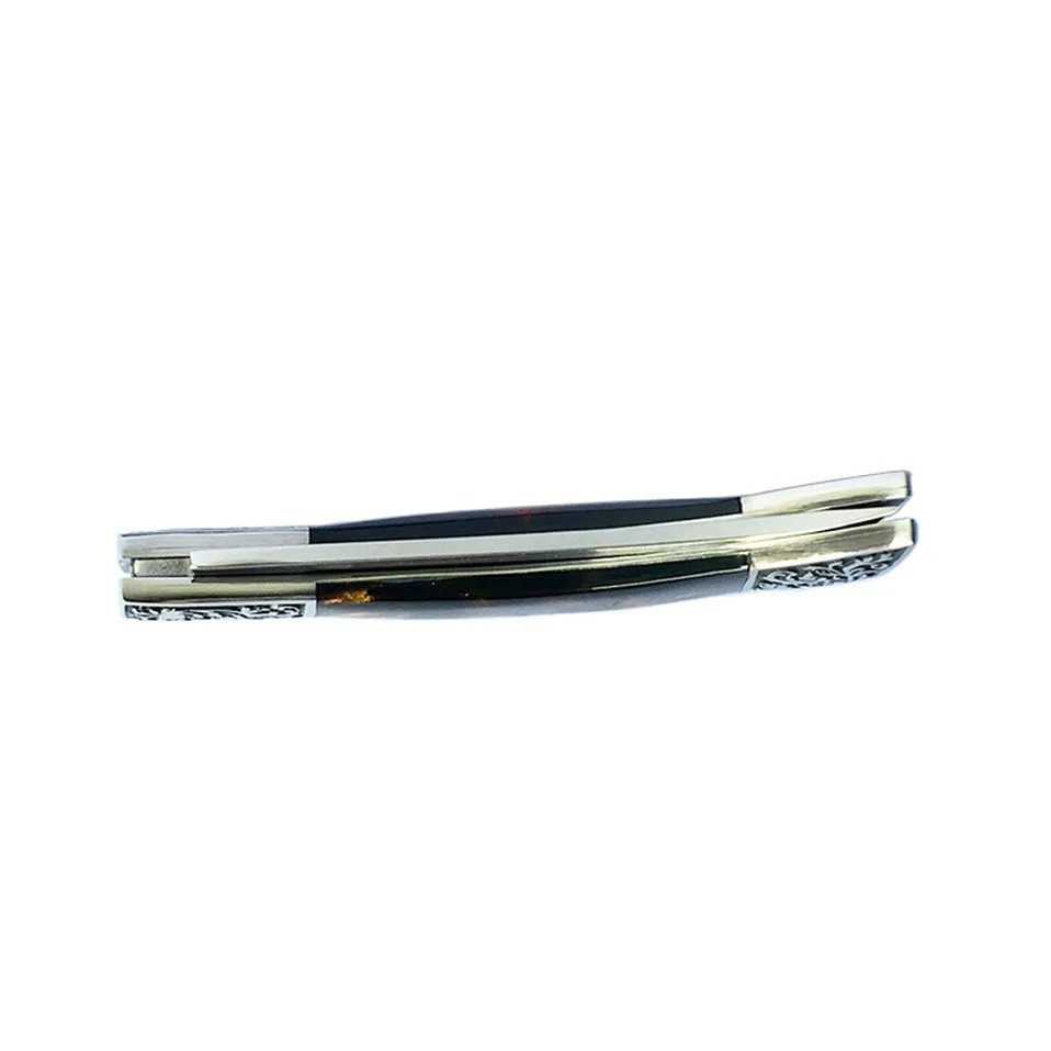

Dropship 440C Stainless Steel Fruit Folding Knife Folding Knife Resin Handle Beautiful Gift Pocket Knife Outdoor Portable Tool