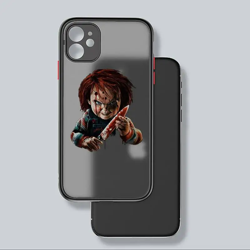 

Horror Movie CHUCKY Phone Case matte transparent For iphone 7 8 11 12 plus mini x xs xr pro max cover