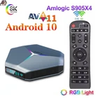 ТВ-приставка A95X F4 Amlogic S905X4 RGB, Android 10, 4G, 64 ГБ, 32 ГБ, Wi-Fi, 8K, Youtube, медиаплеер Android 10, A95XF4, 2 ГБ, 16 ГБ