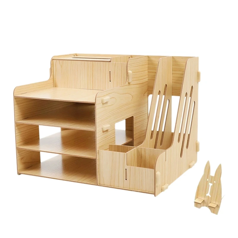 

Desk Storage Box Set and Accessories DIY Pen Holder Box Suitable Desktop Stationery Home Office Supplies Storage Rack