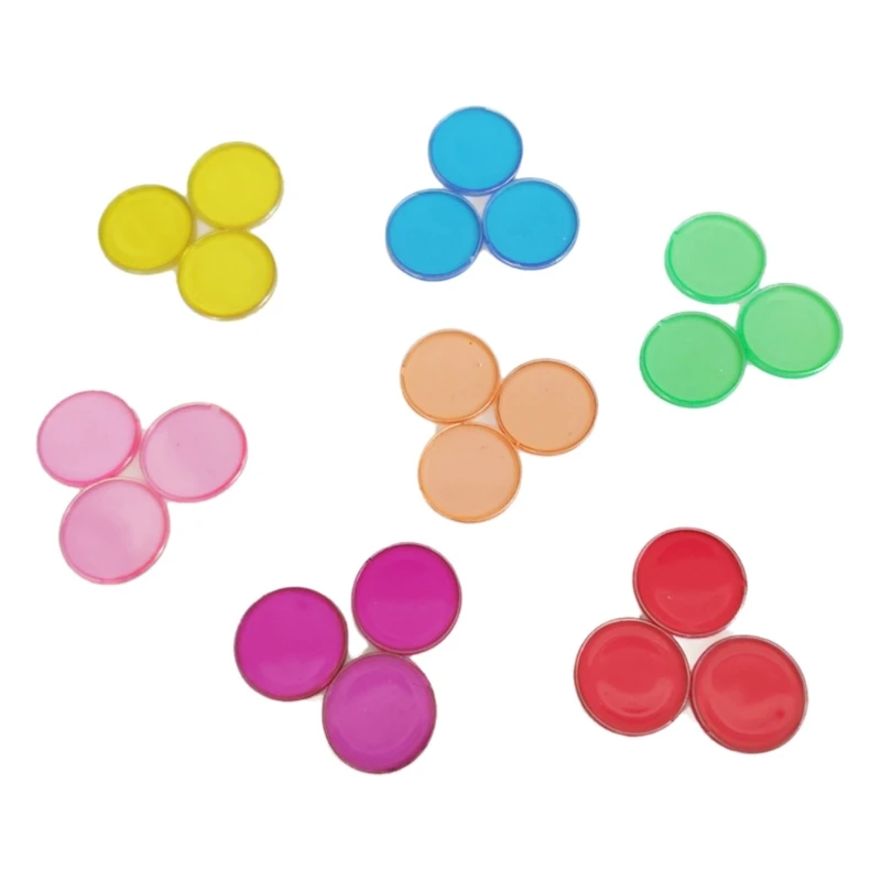 

Children Magnetic Stick Wand Transparent Color Counting Chips with Horseshoe Loop Set Early Educational Toy
