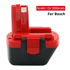 Аккумулятор Ni-MH 12 В, 3000 мА  ч, 3,0 А  ч, для дрелей Bosch BTA120, 22612, 23612, 3360, 3455, PSR, 12VE, беспроводные электроинструменты