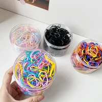 disposable rubber band canned childrens aprons color hair ring thickened and bold adult and child tie head small apron gift