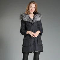 natural rabbit liner parka real coat winter jacket fox fur collar long jackets for women warm outwear my