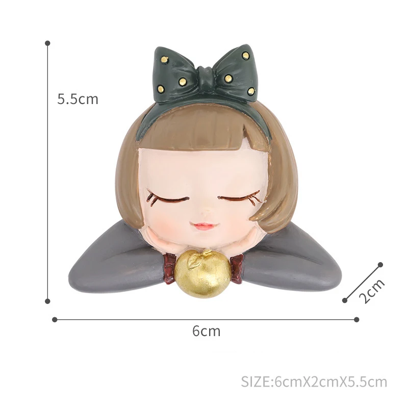 3D Наклейка на стену мультяшная милая девушка художественный Декор сделай сам