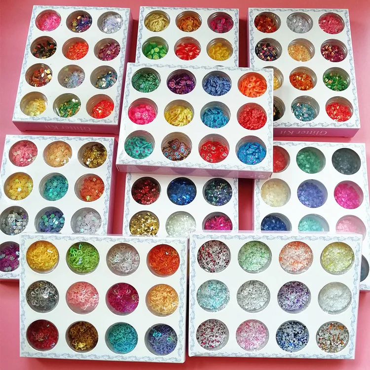 Блестки для дизайна ногтей блестки в виде звезд персикового сердца материалы