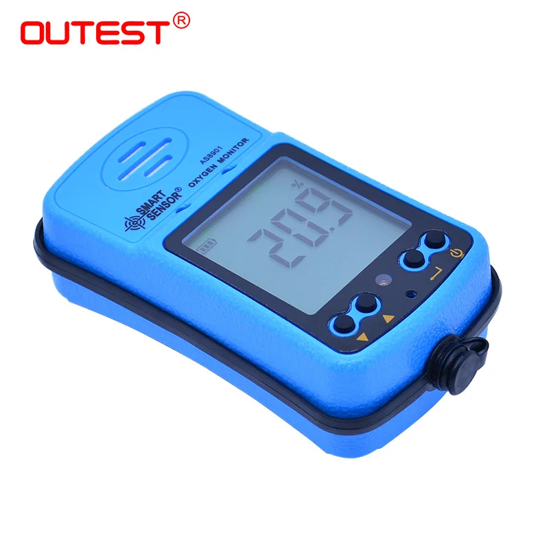 

OUTEST Portable Riot Control Oxygen Gas Analyzer O2 Analyzers Concentration Content Measuring Instrument Detector Tester AS8901