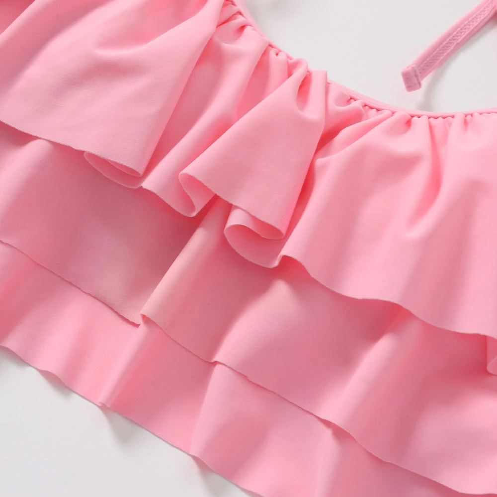 2020 одинаковые комплекты для семьи женский купальник мамы и дочки детский