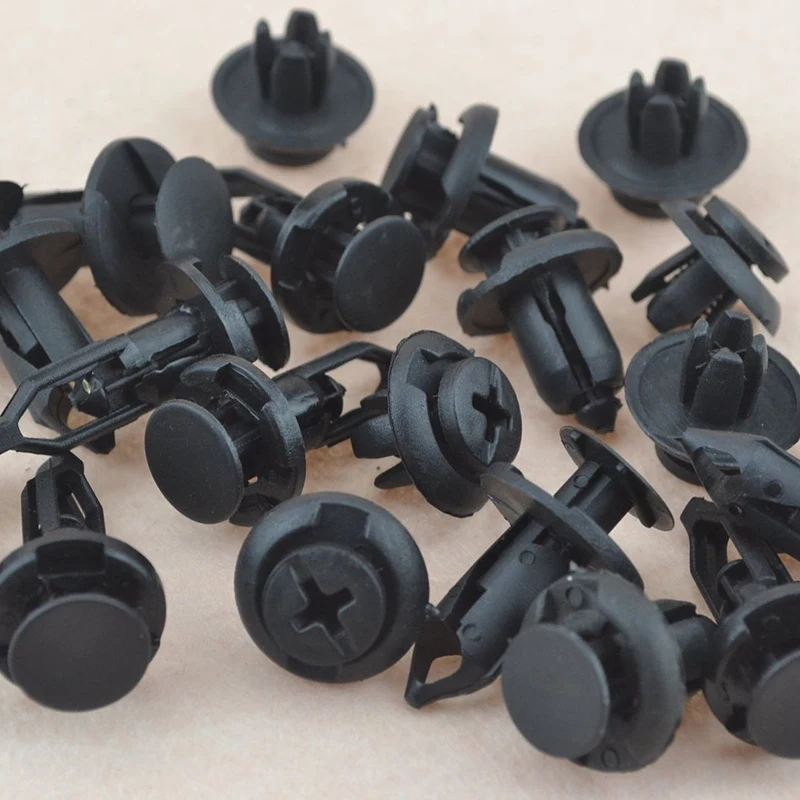 40 шт. зажимы для кузова автомобиля фиксаторы заклепок высококачественные черные