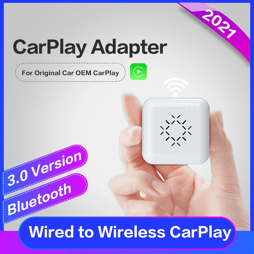 Мини CarlinKit 3.0 беспроводной адаптер CarPlay USB для заводского проводного