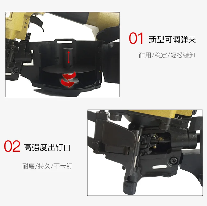 Отличное качество пневматический катушечный гвоздезабивной пистолет CN55