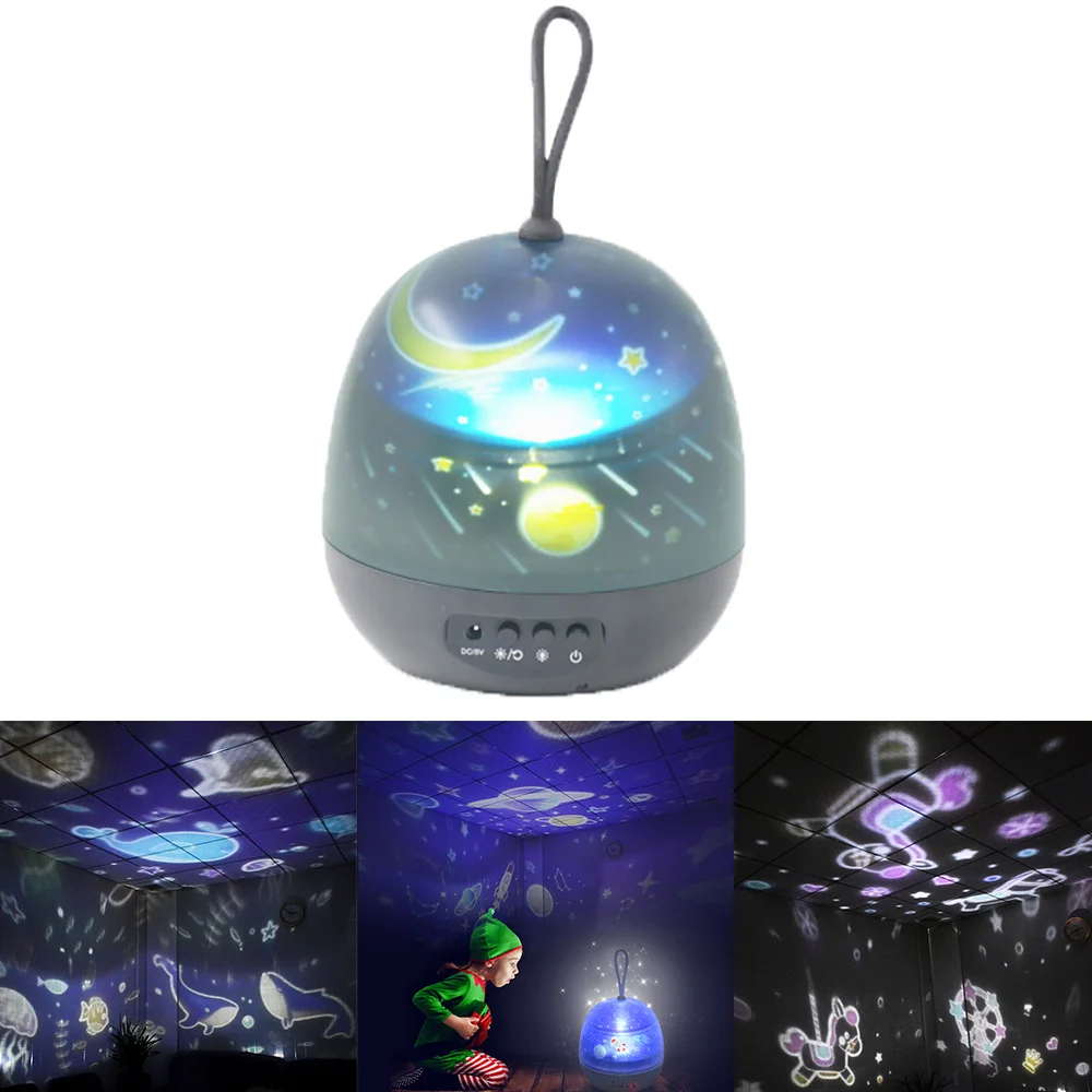 Романтичный Звездный Ночной светильник проекционная лампа Проектор по