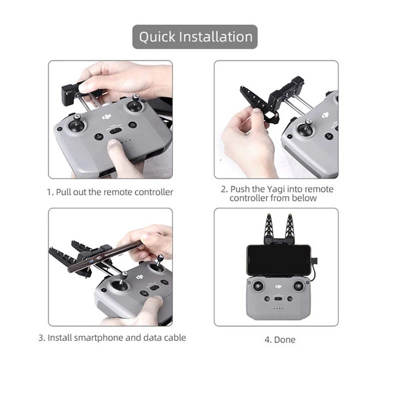 dji mini 2 yagi 2 шт антенна 58 ггц24 ггц пуль