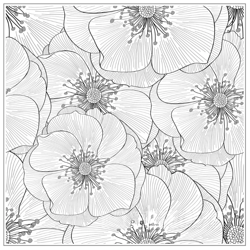 

Flower Background DIY Silicone Clear Stamp Cling Seal Scrapbook Embossing Album Decor Craft