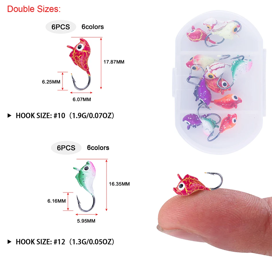 Набор рыболовных приманок Goture 12 шт