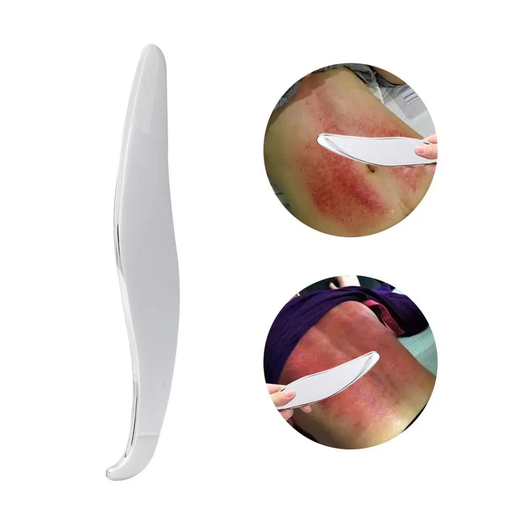 

Reuseable Stainless Steel Scraping Board Body Scrapper Plate for Release Pain Relief Gua Sha Tools Acupuncture Pressure Therapy