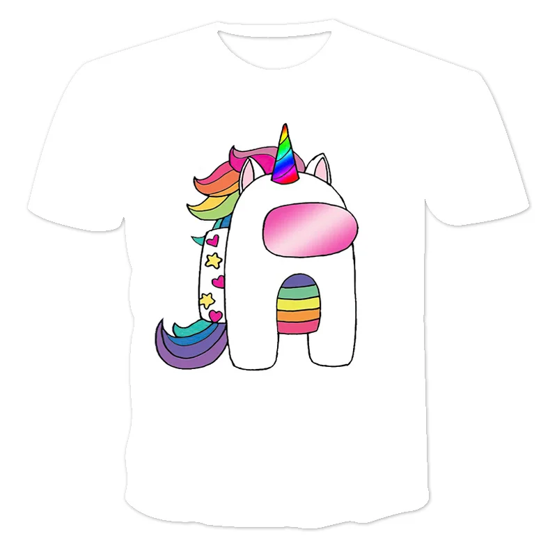 

Between Us 2021 Summer New Hip Hop Boys/Girls Short Sleeve T-Shirt 3D Printing O-Neck Teen Fashion Trend Cartoon Anime T-Shirt 4