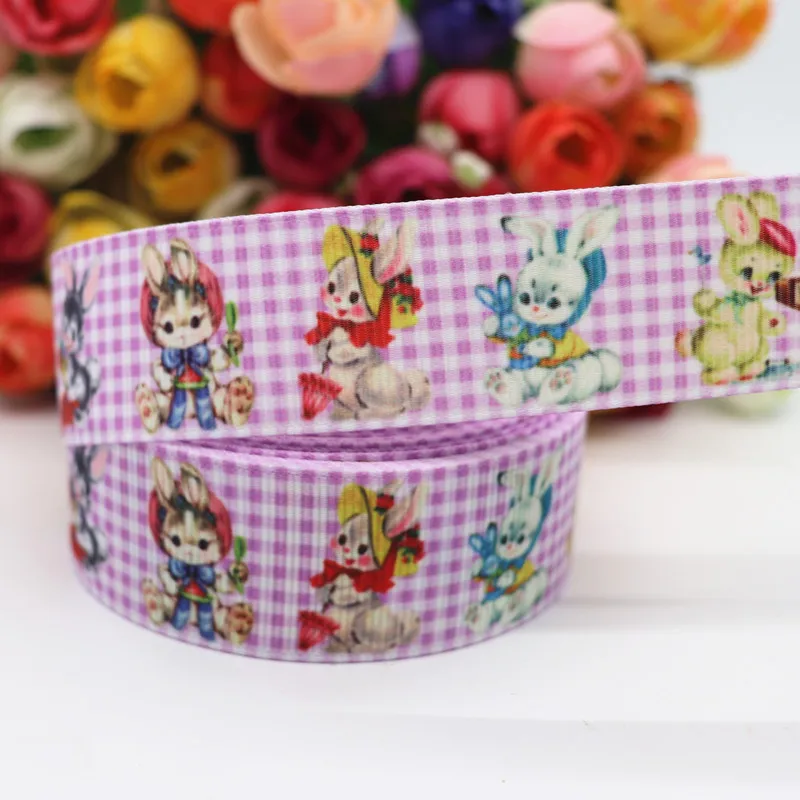 10 Yards 1'' 25MM Cute Animals Printed Grosgrain Ribbons For Hair Bows DIY Handmade Materials Y20010902 | Дом и сад