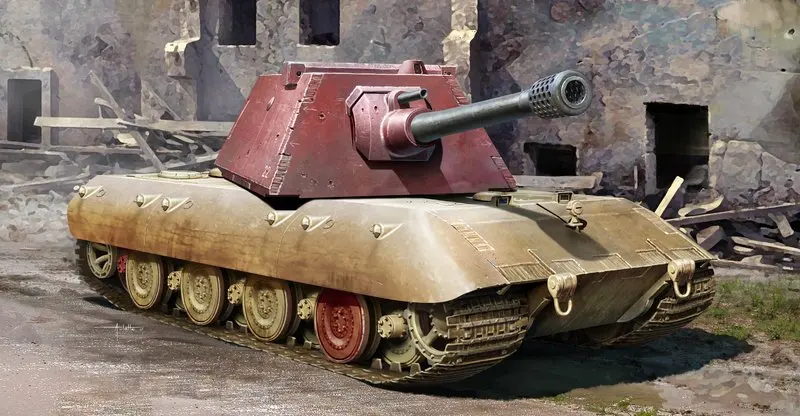 

Модель Trumpeter 09543, немецкая модель, тяжелый танк с башней Krupp, демонстрационная игрушка в стиле милитари, пластиковая сборка, набор для моделир...