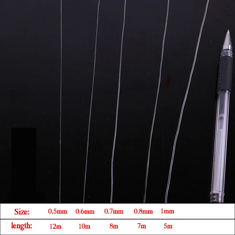 0 5 1 мм пластиковая кристальная рыболовная проволока с бисером растягивающийся
