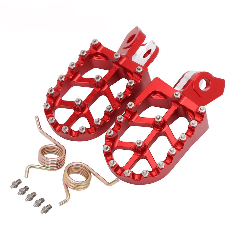 Подножки для мотоцикла CNC подножки педали SUZUKI RMZ 250 RMZ250 2010 2018 450 RMZ450 2008 RMX450Z