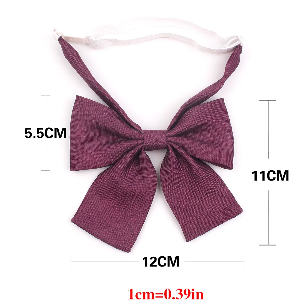 Галстук бабочка для девочек повседневный галстук женщин Униформа воротник