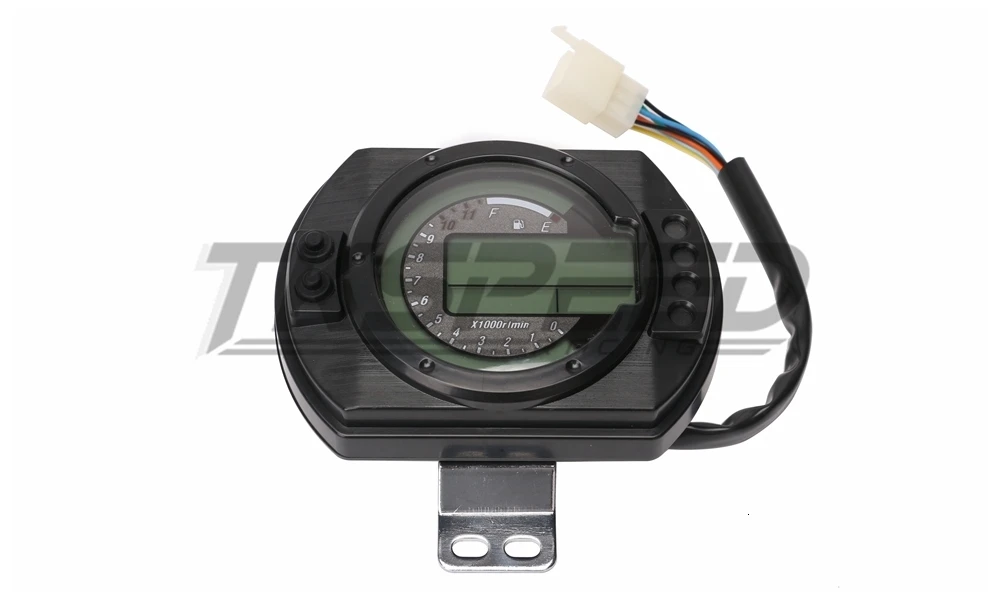 12500 об/мин мотоцикла Speedo метр ЖК-дисплей миль в час) или цифровой одометр спидометр 7 цветов Подсветка мотоцикл Speedo метр тахометр