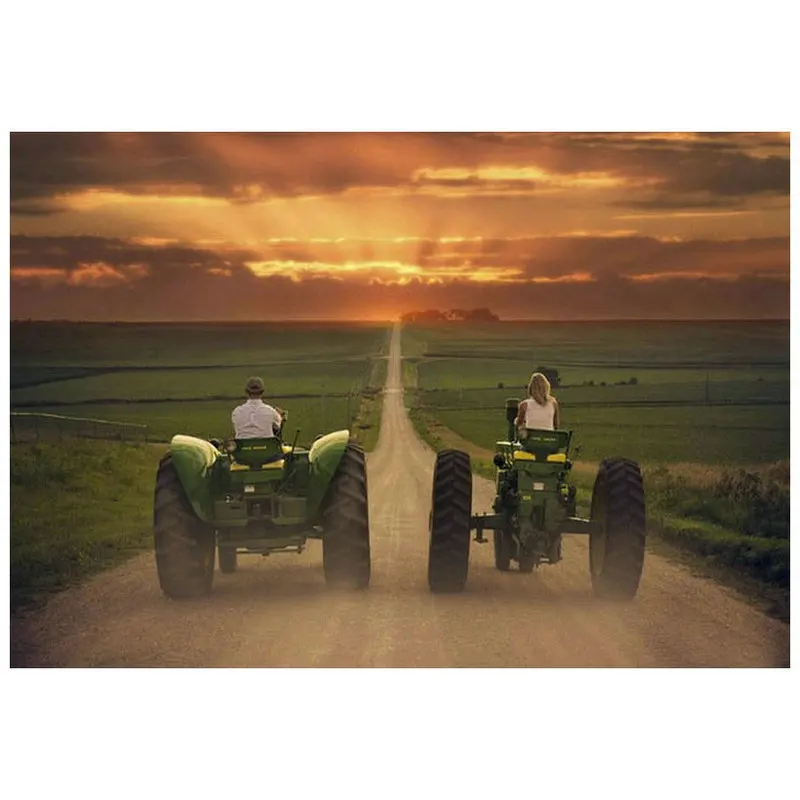 ARTBACK 5d Сделай Сам алмазная живопись трактор узор 3d Алмазная мозаика фермы дорога