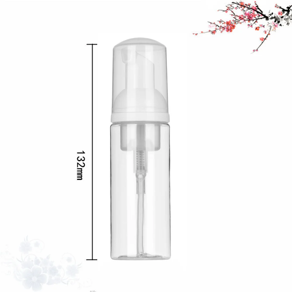 

10 Pcs/Set 50ml Plastic Foam Pump Dispenser Transparent Mist Spray Bottles Travel Portable Empty Refillable Foam Containers