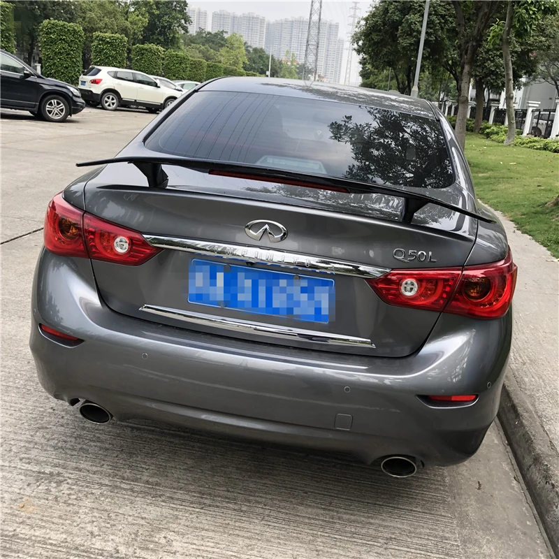 Спойлер для Infiniti Q50 2016-2018 спойлер из ABS-пластика TF-карты цветной задний автомобиля