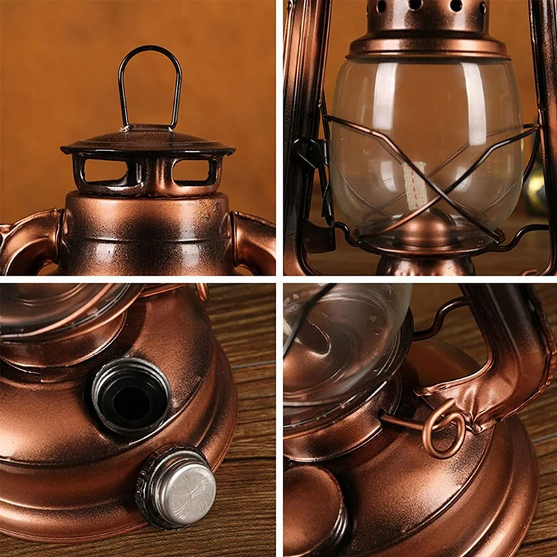 

Outdoor Oil Lamp,Kerosene Burning Lantern Lamps/Hanging Emergency Camp Disaster Prevention Lighting,for Home Tent