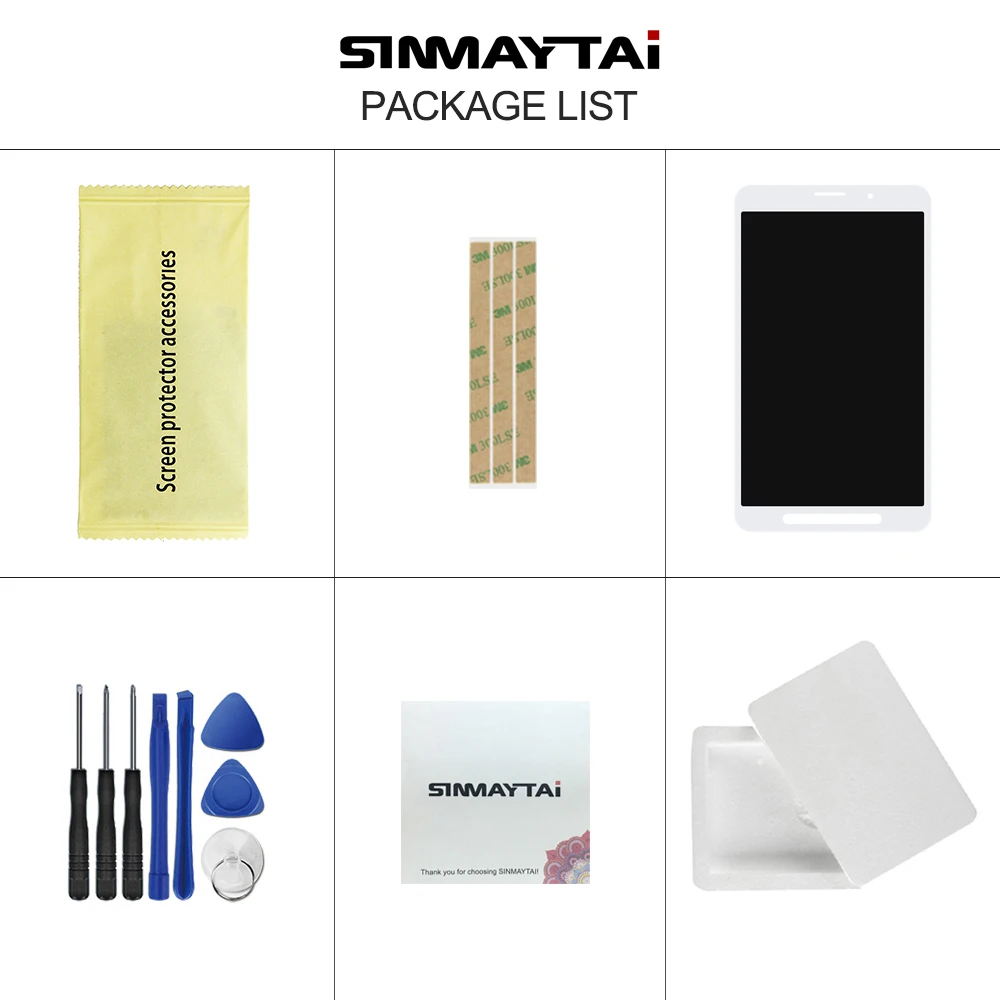 Sinmaytai T365 ЖК-дисплей для Samsung Galaxy Tab Active SM-T365 планшет Матрица сенсорный экран