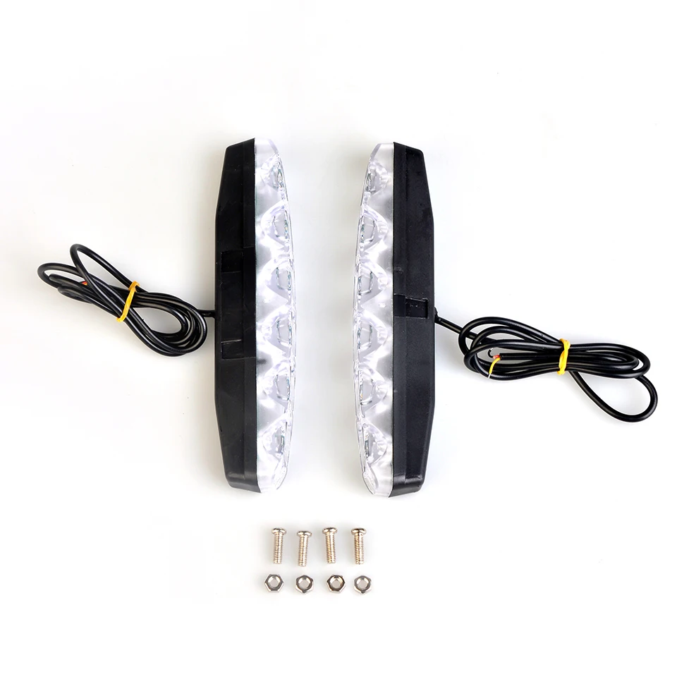 2X супер яркие светодиодные Автомобильные дневные ходовые огни Авто внешний