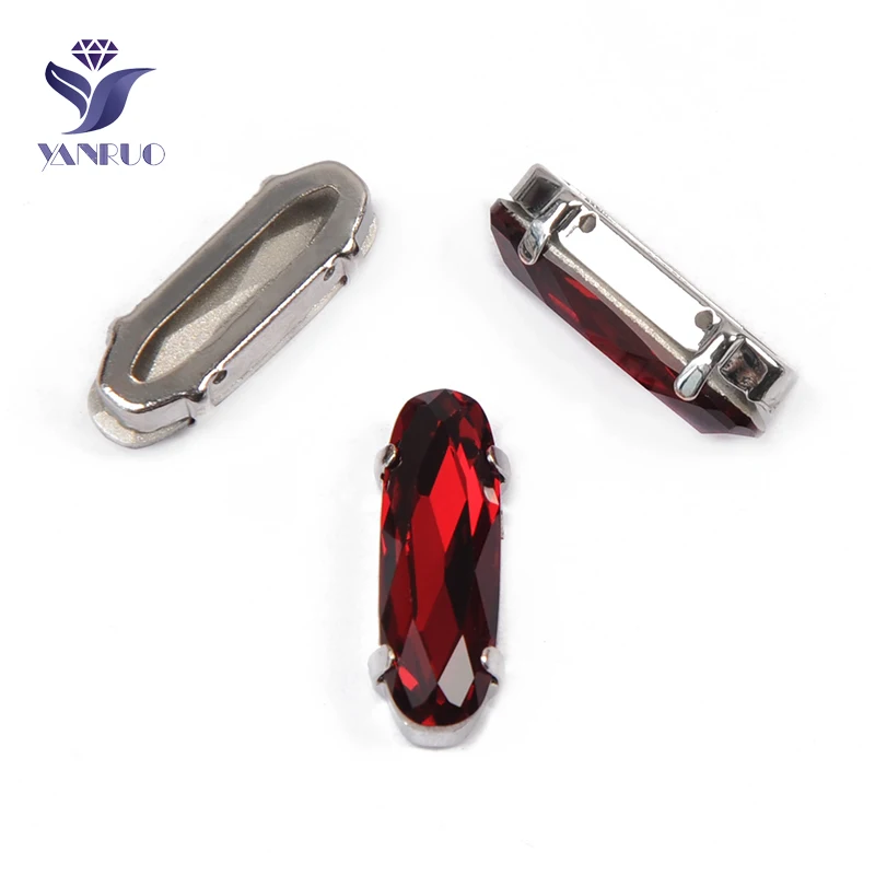 Siam YANRUO 4161, удлиненные Стразы для багета, хрустальные причудливые камни с когтями, K9 точечные Стразы для рукоделия - Цвет: Siam