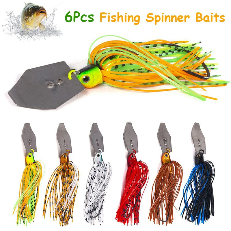 

Приманка рыболовная пластиковая, в резиновой юбке, 6 шт.