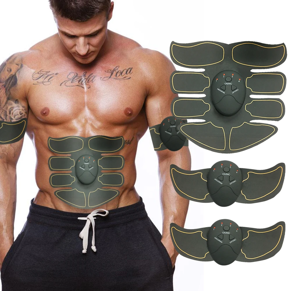 

Muscle Stimulator Abdomen Buttocks Trainer Electric Vibration Massager Weight Loss Relax Body Slimming Belt Unisex