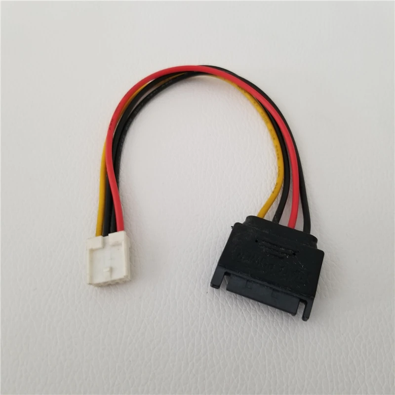 SATA кабель 15Pin до 4Pin FDD гибкий питания для ПК DIY|Компьютерные кабели и разъемы| |