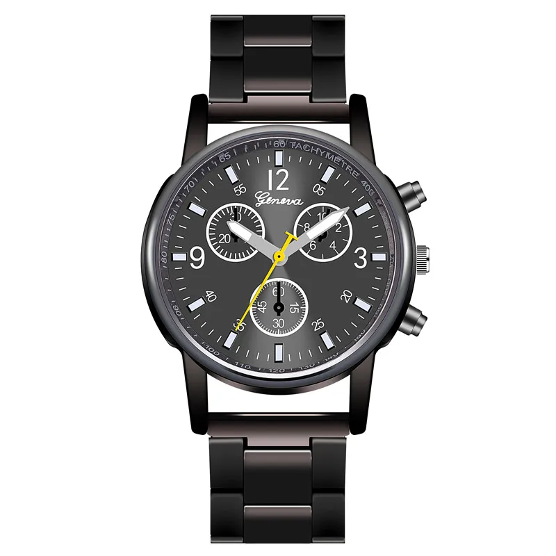 Роскошные мужские деловые часы с датой классические модные ремешком из сплава