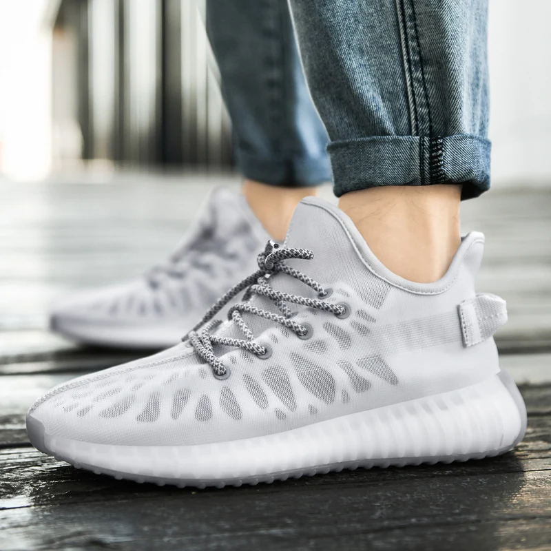 

2021 Summer New Men's Mesh Fitness Sneakers Classic Fashion Light Running Sports Shoes Outdoor Original Casual Shoes Big Size
