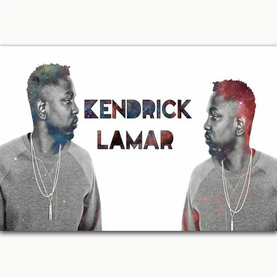 D0273 Kendrick Lamar Rap Hip Hop Star Шелковый тканевый плакат искусство Декор внутренняя
